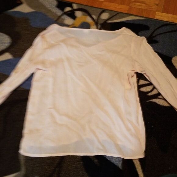 H&M Pink long sleeve blouse Size 4 - Picture 2 of 3